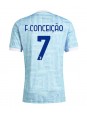 Billige Juventus Francisco Conceicao #7 Bortedrakt 2025-26 Kortermet